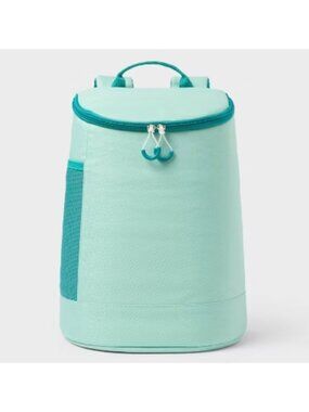 15 Cans/20.7qt Backpack Mint Green Cooler - Sun Squad